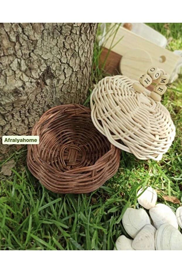 Natural Rattan Multi-Purpose Organizer Basket / Children's Room Organizer Basket