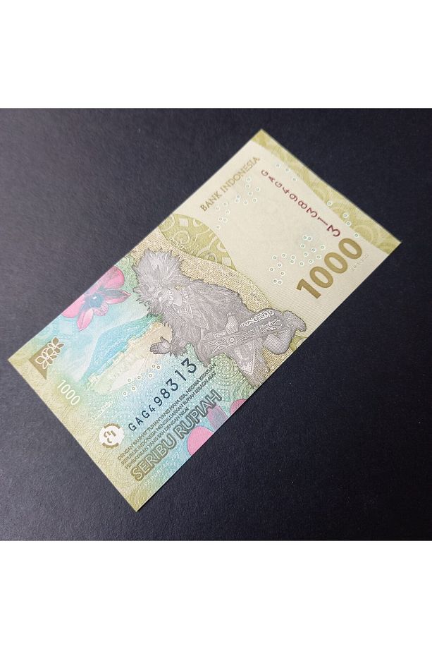 3996367df653cd4527 2022 Endonezya 1000 Rupiah ÇİL eski yabancı kağıt para - 3