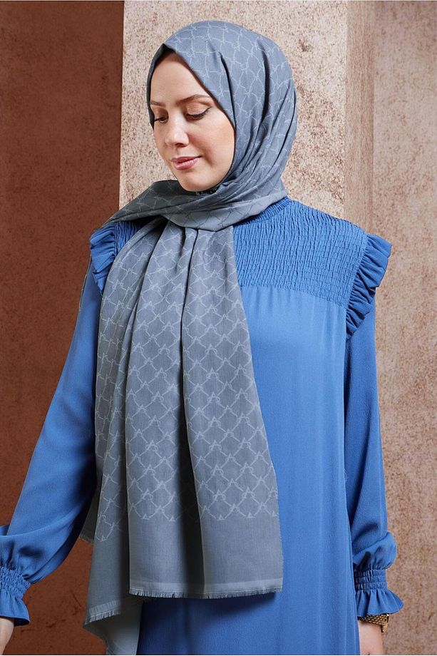 ALVİNA MONOGRAM ŞAL 3100 - 1