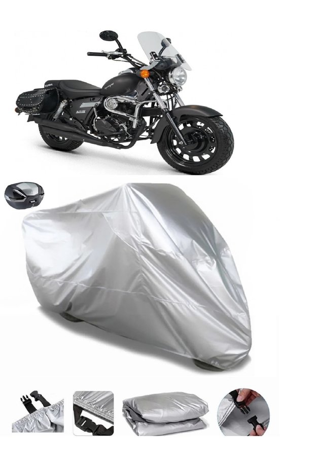 Kuba Superlight 125 Ultra Thick Waterproof Motorcycle Tarpaulin Rear Bag Compatible