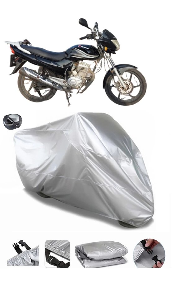 Asian Elegant 150 Ultra Thick Waterproof Motorcycle Tarpaulin Rear Bag Compatible