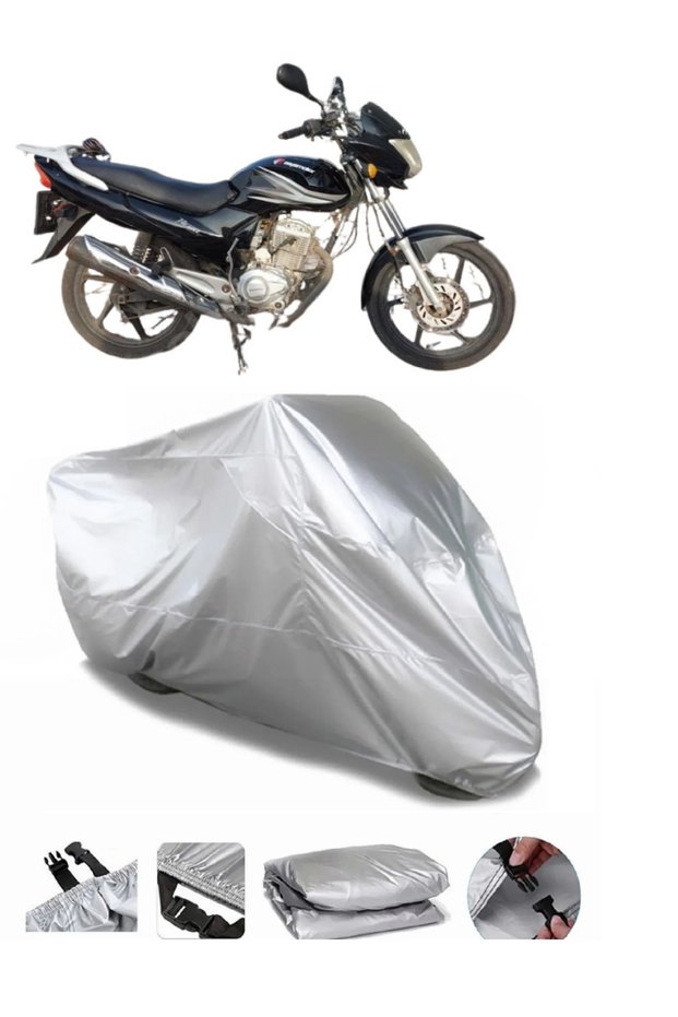 Asian Hero 125 Ultra Thick Waterproof Motorcycle Tarpaulin Rear Bag Non-Fit