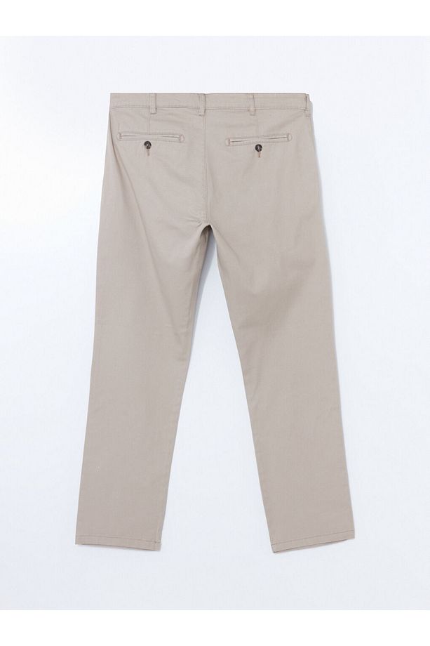 Regular Kalıp Pamuklu Esnek Gabardin Kumaş Erkek Pantolon - 6