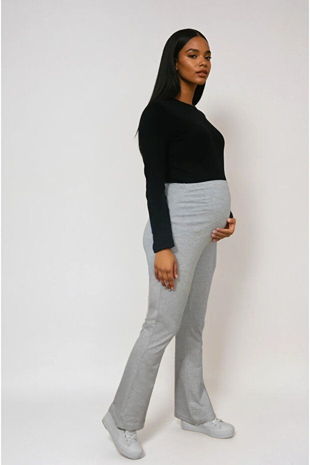 Spanish Two Thread Maternity Combed Cotton Pants - 4