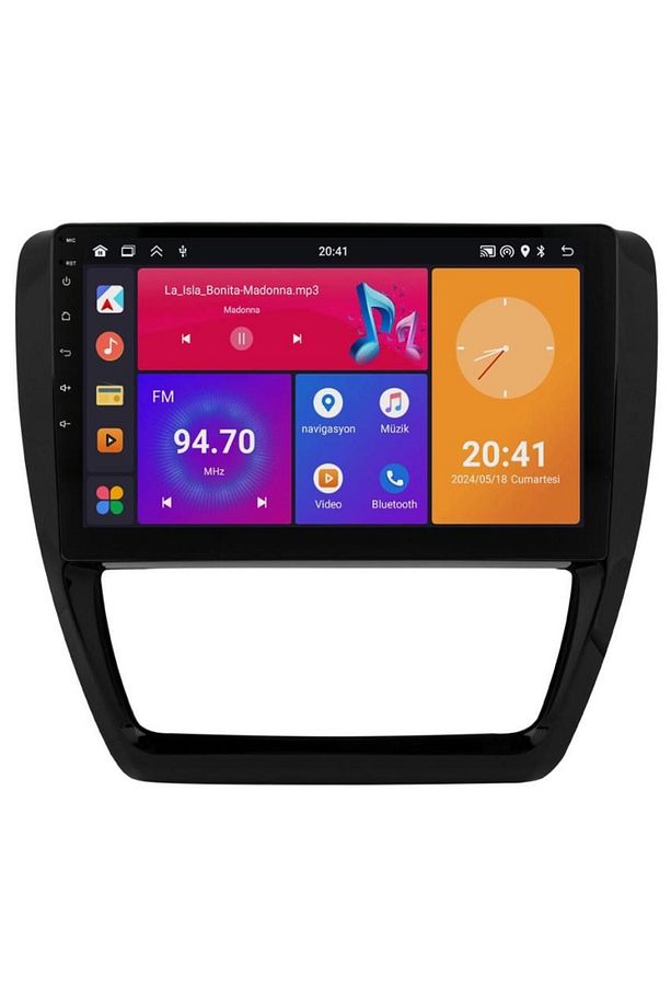 Volkswagen Jetta Android Multimedya Sistemi (2010-2018) for-x 6/128 - 1