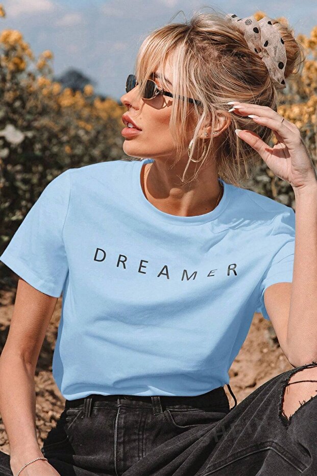 Unisex Dreamer Printed Oversize T-shirt