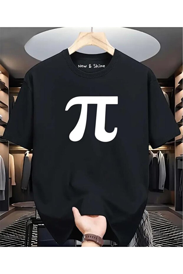 Pi Number Printed Oversize T-Shirt