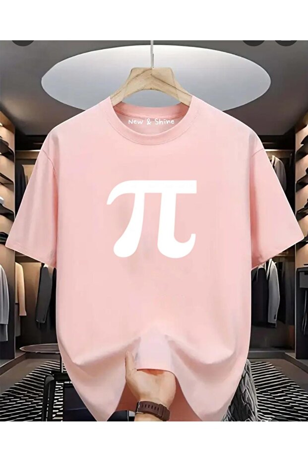 Pi Number Printed Oversize T-Shirt