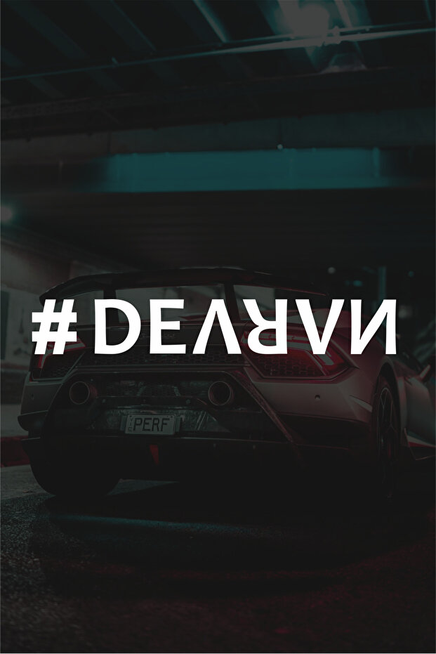 30 X 4.5 cm Devran Auto Glass Car Sticker