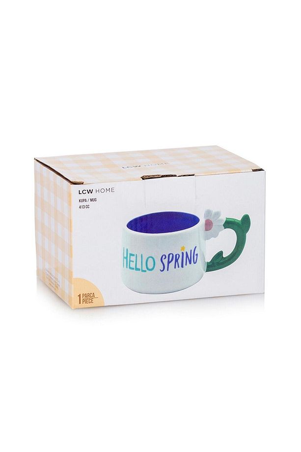 LCW HOME  Çiçek Baskılı Seramik Kupa 413 Ml - 4