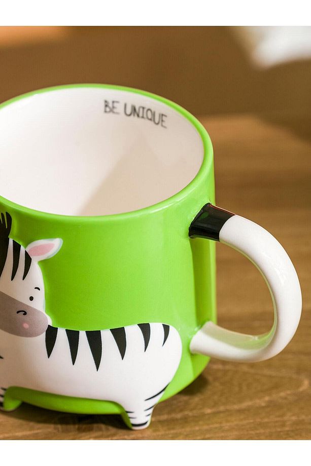 LCW HOME  Hayvan Figürlü Seramik Kupa 412 Ml - 3