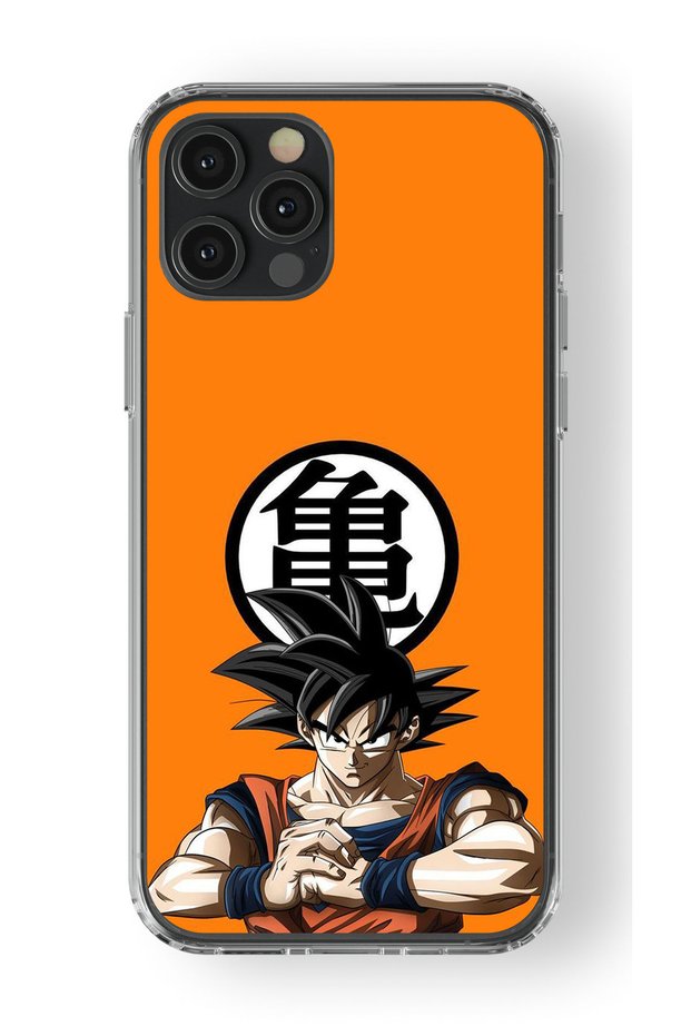 iPhone 16 Pro Compatible Goku Design Printed Transparent Case