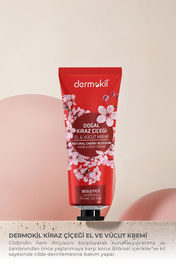 Kiraz Çiçeği El Ve Vücut Kremi 75 ml - 3