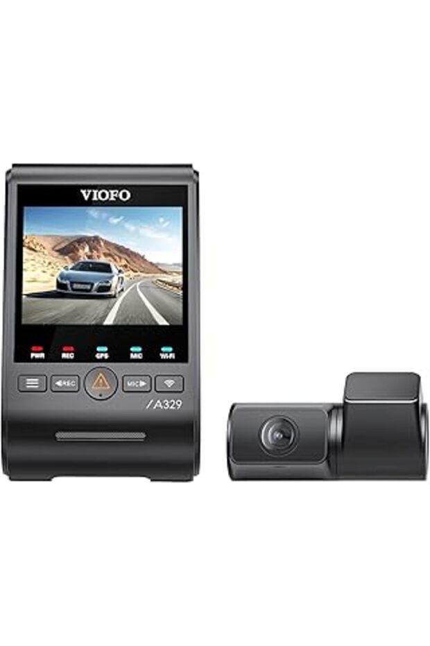 Viofo A329 2 Kameralı Ön Arka 4k 2k Hdr Starvis 2 Sensörlü Wi-fi 6 Ssd Destekli Gps'li Araç Kameras - 1