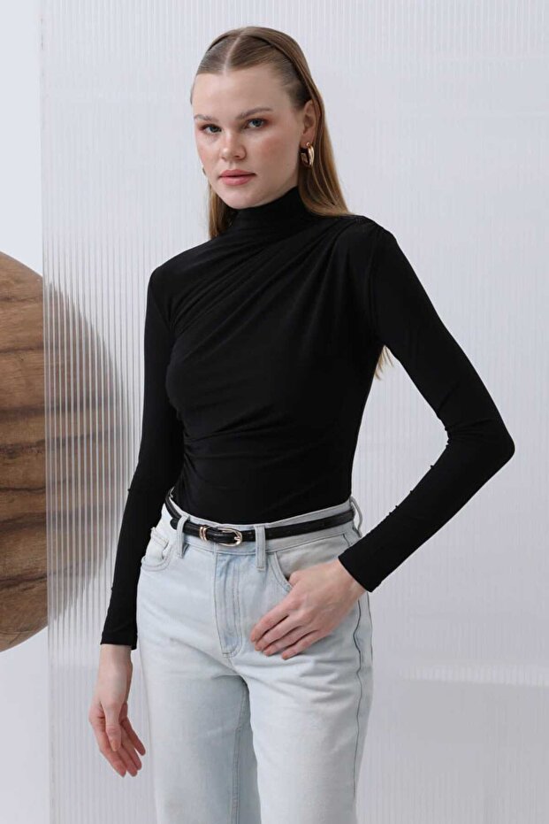 Blouse with Shirring Detail 20639