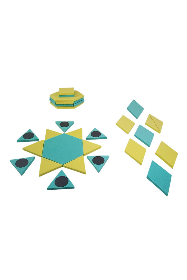 GEOMETRİK ÖRÜNTÜ BLOKLARI - MIKNATISLI - 4