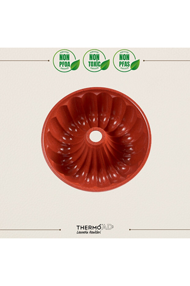 | Dilimli Kek Kalıbı | Kırmızı | 26cm - 3