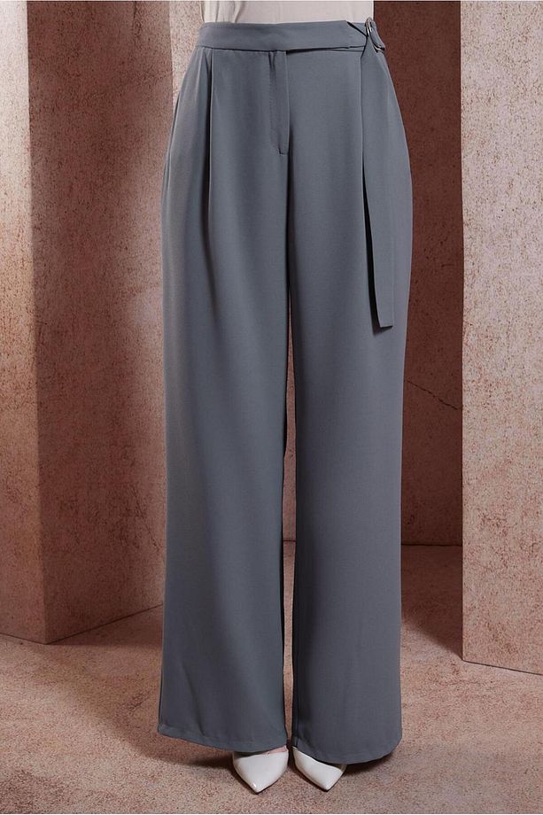 GENİŞ PAÇA KREP PANTOLON 70602 - 1