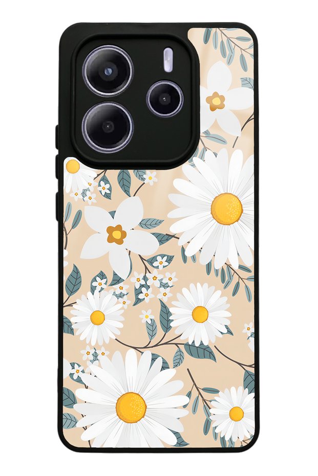 حافظة هاتف لامعة بتصميم ديزي كبير لهاتف Xiaomi Redmi Note 14 4G