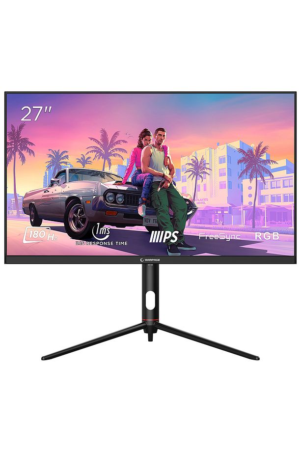 GLACIER GL27R180Q 27 180Hz 1ms AUO IPS QHD 2K AdaptiveSync RGB Pivot Siyah Flat Oyuncu Monitörü - 7