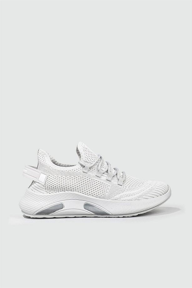 Spor Ayakkabı Sneaker Triko Nefes Alır Yumuşak Taban Bağcıklı Sneaker Unisex - 3