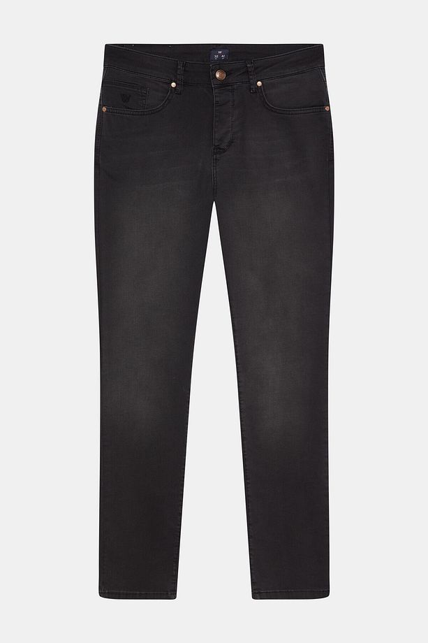 REGULAR SİYAH JEAN PANTOLON - 1