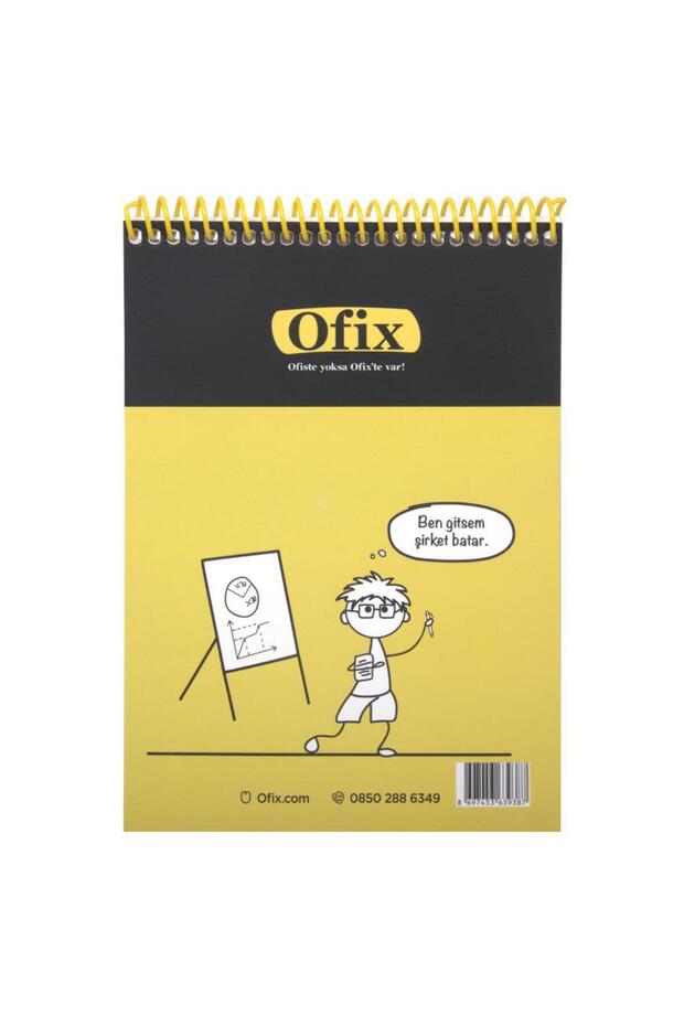 Custom Printed Dotted Spiral Notebook A5 80 G/M² 80 Sheets - 1