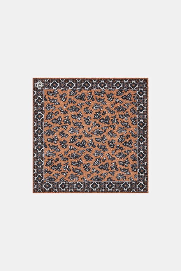 TURUNCU YÜN MENDİL - 1