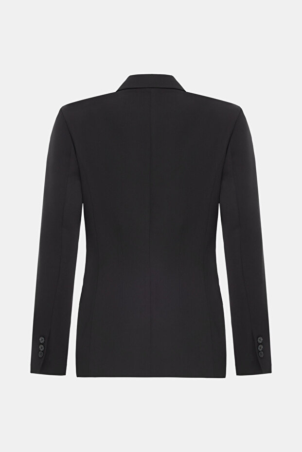 SİYAH DÜĞMELİ CEKET - 2