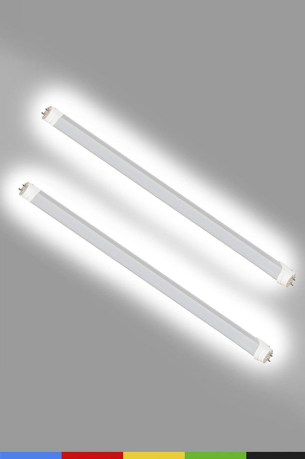 Beyaz 60 cm LED Floresan – 12V Adaptör Dahil, Yüksek Verimli Aydınlatma - 4