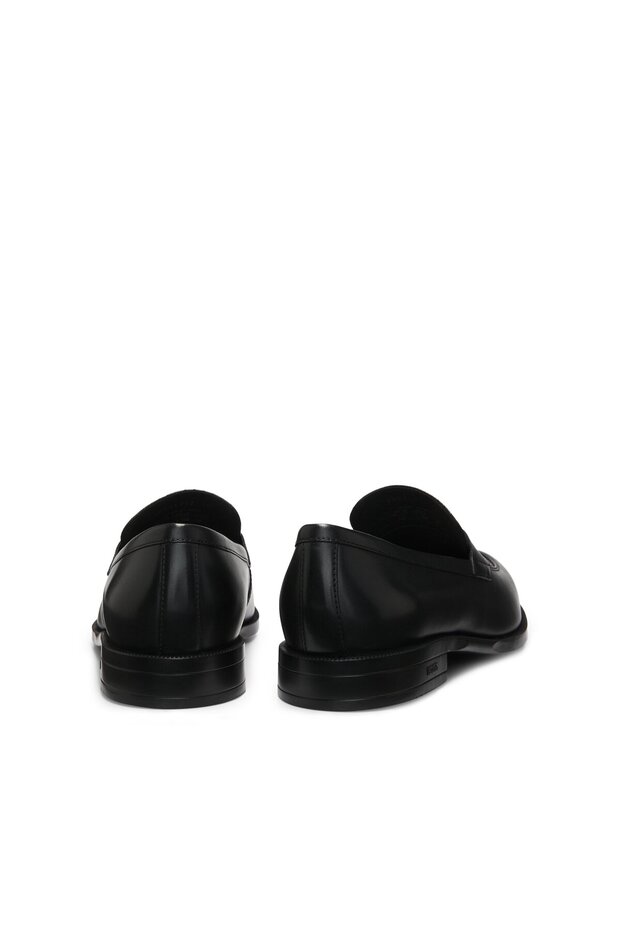 Baskılı ve düz deride penny loafer ayakkabılar - 3