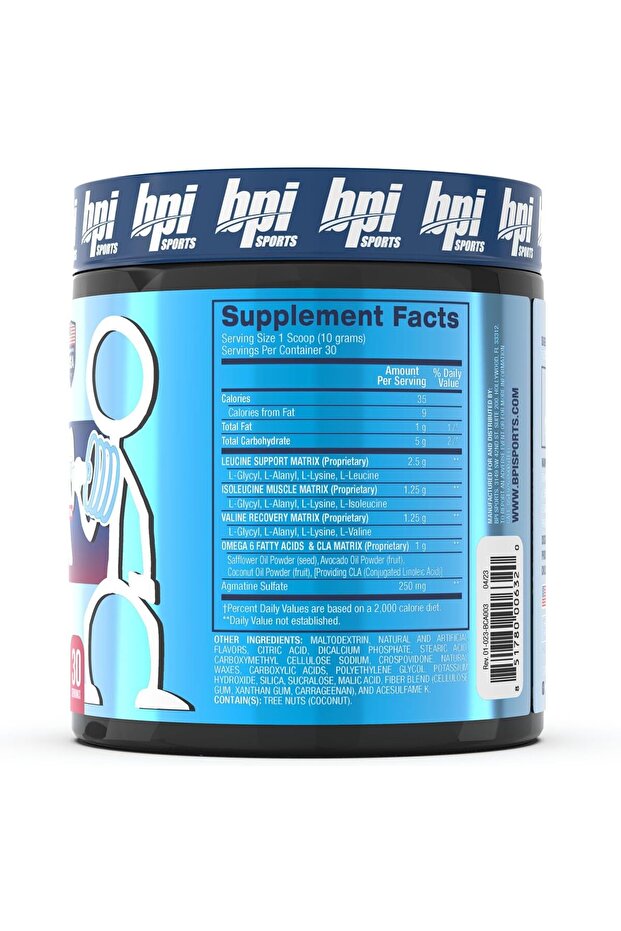 BEST BCAA 30SERV BLU RASPBERRY 300G - 3