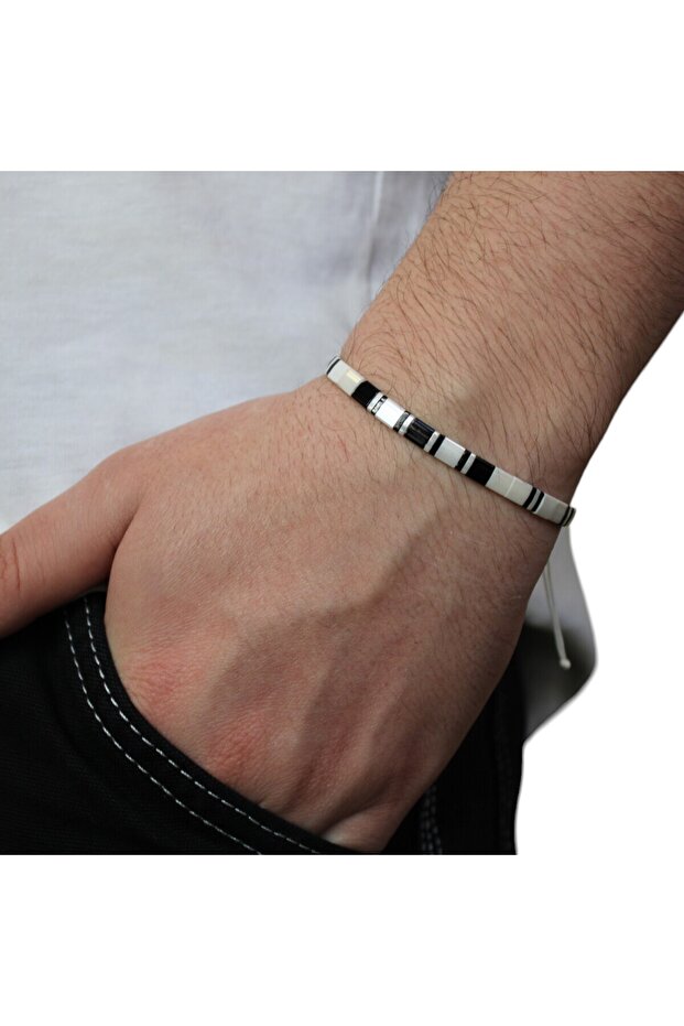 Tila Bead Bracelet – Stylish, Adjustable Unisex Design! 06