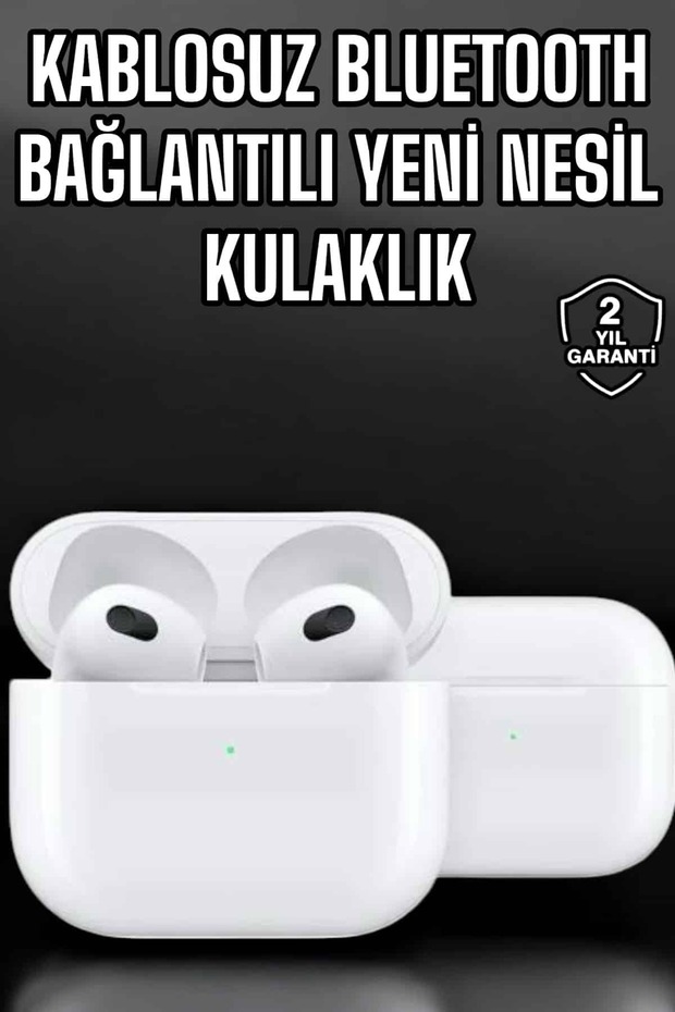Bluetooth Kulaklık 3.Nesil Kablosuz Uzun Pil Ömrü Dokunmatik Kontrol - 1