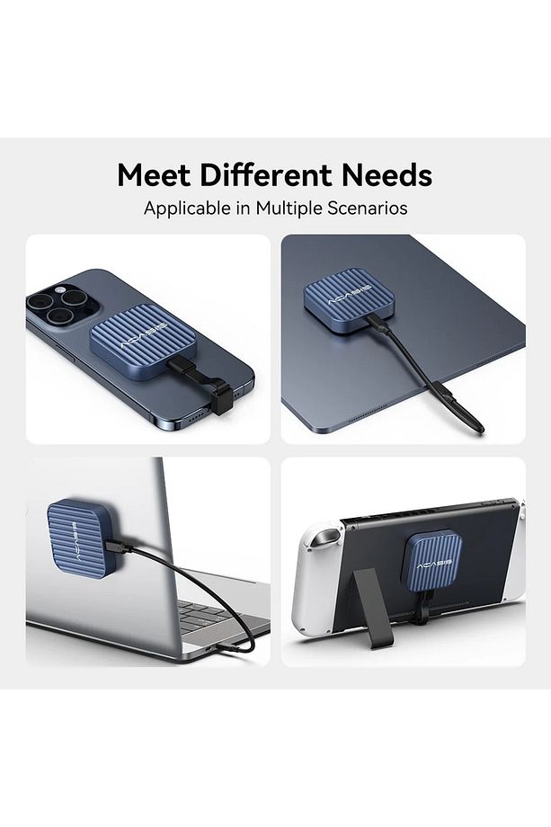 10Gbps M.2 NVMe 2230 SSD, Manyetik Magsafe Destekli iPhone 15/16 Uyumlu Type-C Disk Kutusu - 3
