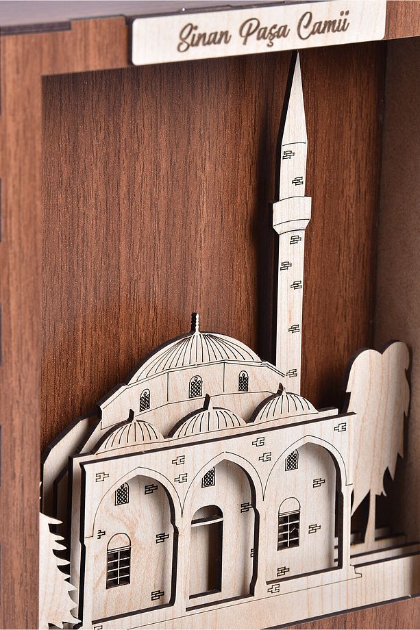 Demonte Ahşap Sinanpaşa Camii Maket Kiti - Osmanlı Dönemi Mimari Seti - 2