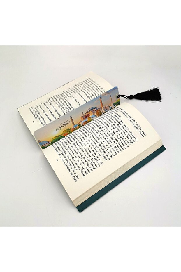 Hagia Sophia Printed, Tasseled Bookmark (Gift Bookmark, Bookmark-065)