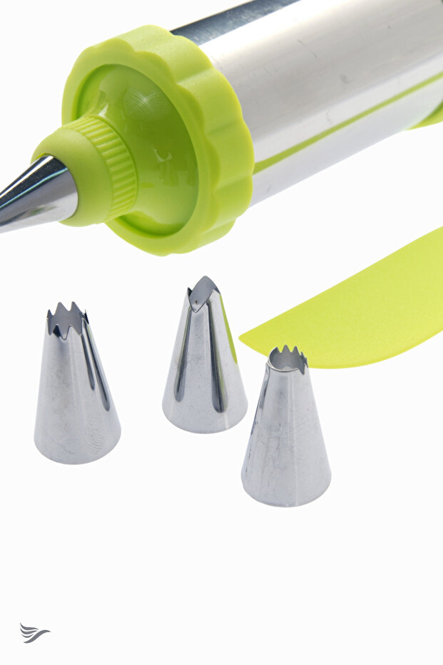 مجموعة مضخة الضغط العملية - جهاز تزيين الكيك باللون الأخضر - 2