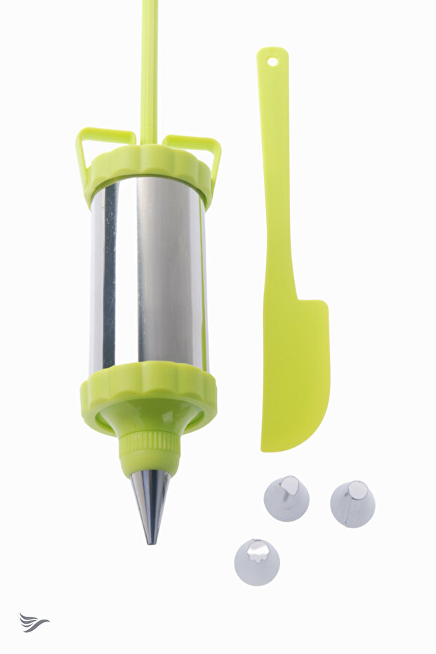 مجموعة مضخة الضغط العملية - جهاز تزيين الكيك باللون الأخضر - 4