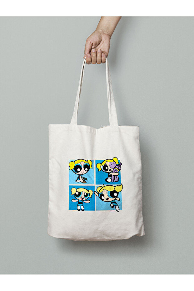 Powerpuff Girls Bubbles Tote Bag 35X40Cm - Tote Bag
