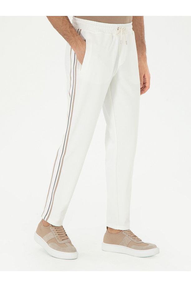 Ekru Regular Fit Düz Paça Eşofman Altı 50300970-vr019 - 2