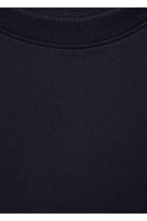 Patterned cotton message t-shirt - 6