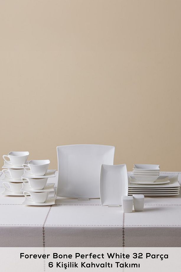 Forever Bone Perfect White 32 Parça 6 Kişilik Kahvaltı Takımı - 3