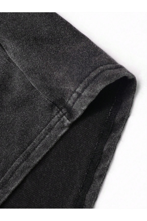 Faith over Fear Printed Organic Batik Cotton Black Unisex T-Shirt - 4