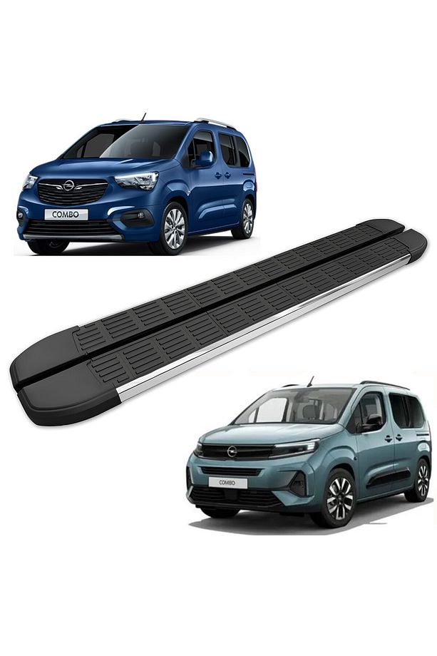 OPEL COMBO YAN BASAMAK VE ARKA KORUMA SET 2019 2020 2021 2022 2023 2024 2025 - 2
