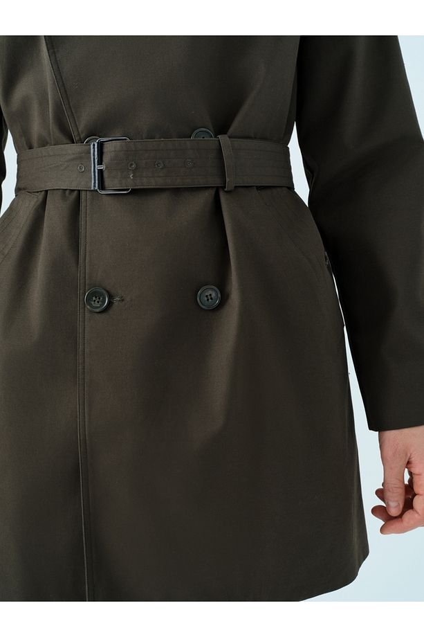 Regular Fit Erkek Trenchcoat - 6