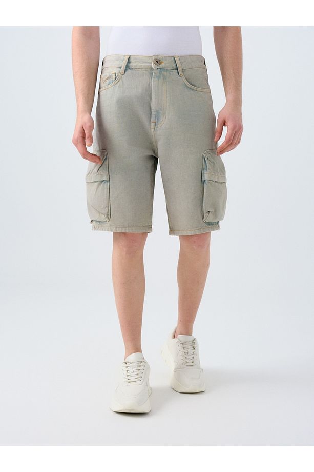 Baggy Fit Erkek Şort - 3