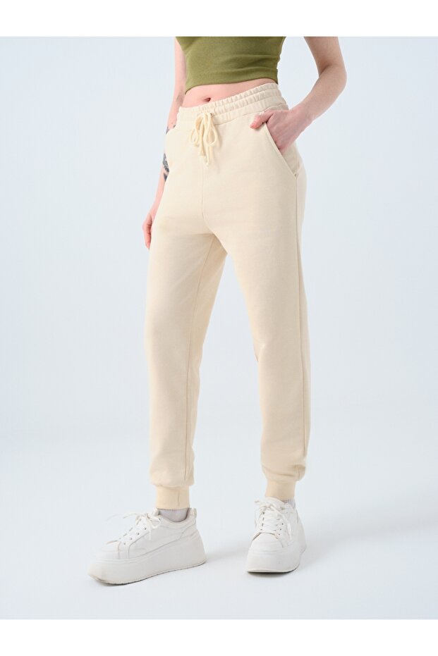Jogger Fit Kadın Eşofman Altı - 4