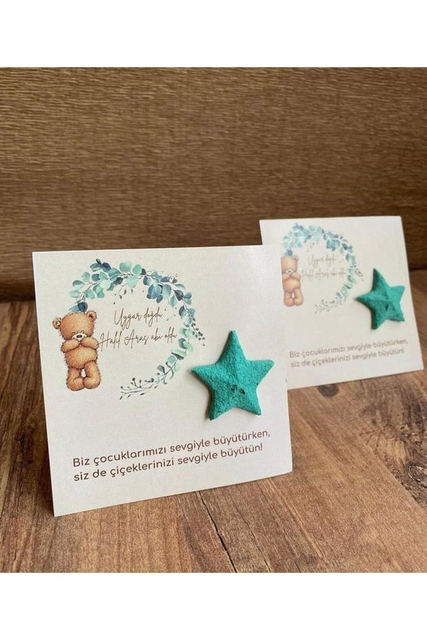 Seeded Card 50 Pieces Birthday, baby Shower, gift