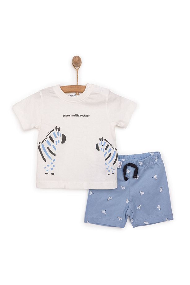 Yenidoğan Walking Zebra Tshirt-Şort Erkek Bebek - 1